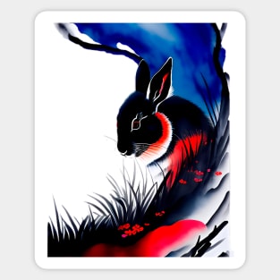 the year of the rabbit Sticker